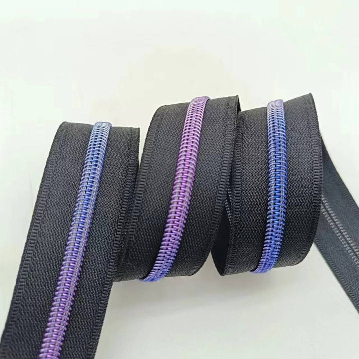 Blue/Purple Gradient #5 Nylon Zipper Tape