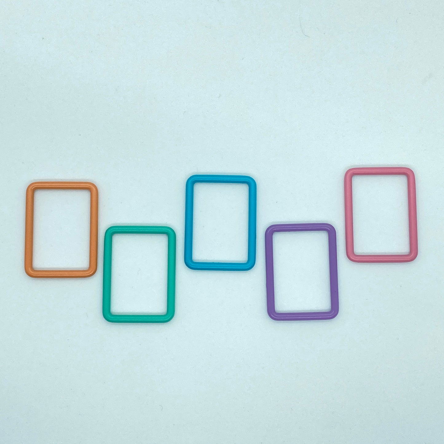 BULK Pastel Rectangle Rings