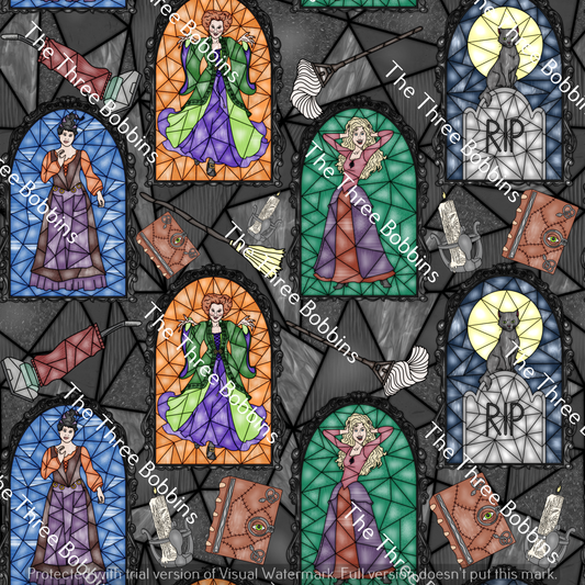 Stained Glass Witches