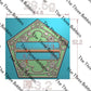 Card Enamel Buckle/Slider