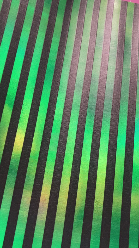 Black/Green Stripes