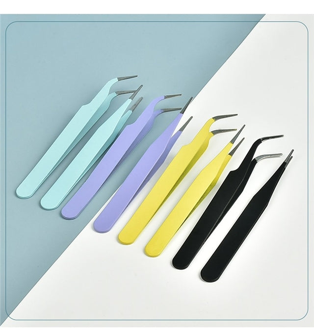 Colorful Curved Tweezers