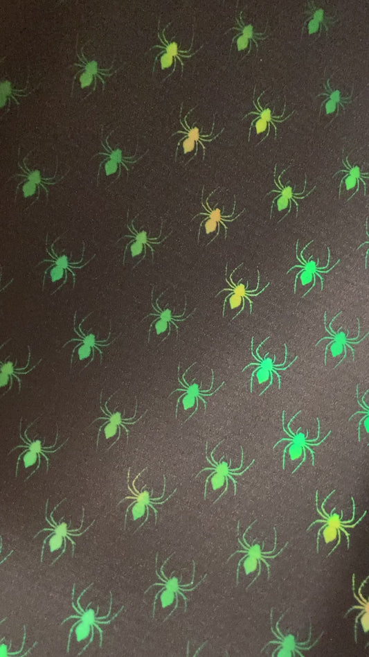 Black/Green Spiders