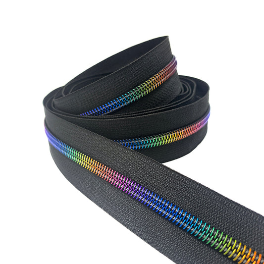 Matte Rainbow #5 Nylon Zipper Tape