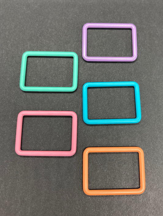 Flawed 1" Rectangle Rings