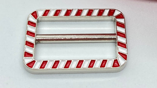 Stripes Enamel 1" Adjustable Slider