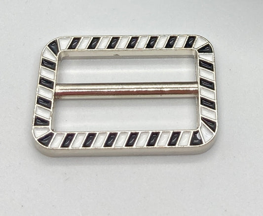 Stripes Enamel 1" Adjustable Slider