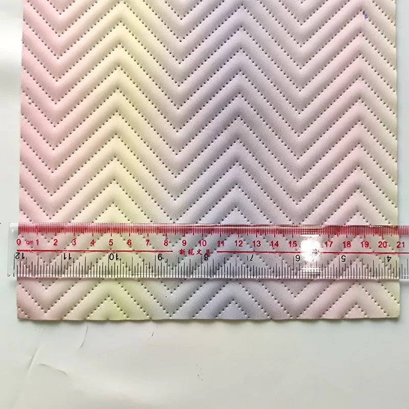 It's So Fluffy Quilted Chevron Vinyl