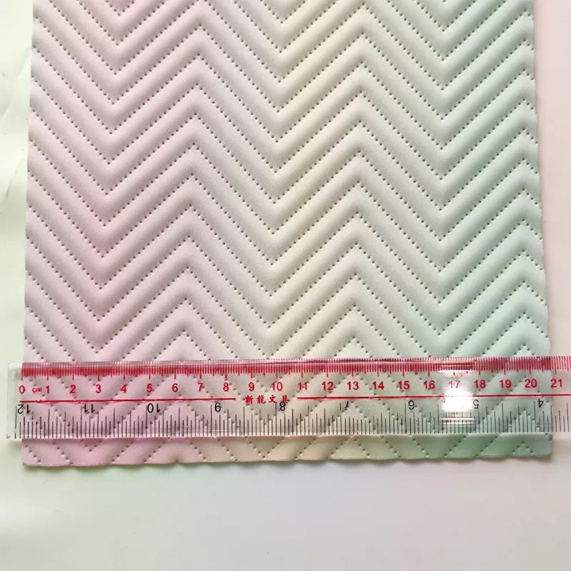 It's So Fluffy Quilted Chevron Vinyl